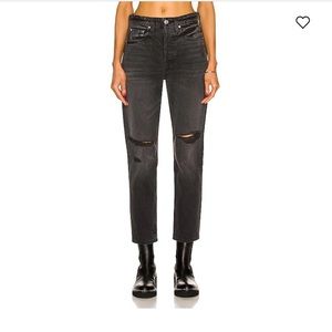GRLFRND Karolina Rise Straight Crop Jeans in Lexington - Size 28